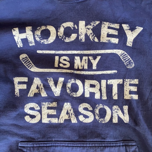 Blue Hockey is My Favorite Season hoodie - Picture 2 of 7